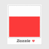 Flagge von Lausanne, Schweiz Aufkleber (Blatt)