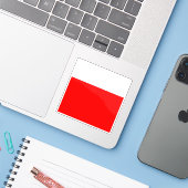 Flagge von Lausanne, Schweiz Aufkleber (Laptop mit iPhone)