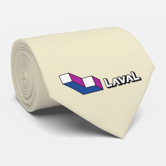 Flagge von Laval (Quebec, Kanada) Krawatte (Gerollt)