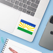 Flagge von Lebowa, der Republik Südafrika Aufkleber (Laptop mit iPhone)