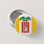 Flagge von Lecce, Apulien (Italien) Button (Vorne & Hinten)