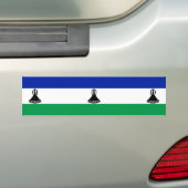 Flagge von Lesotho Autoaufkleber (Auf Auto)