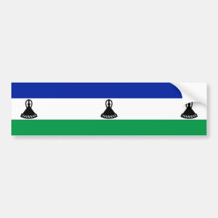 Flagge von Lesotho Autoaufkleber