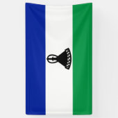 Flagge von Lesotho Banner (Vertikal)