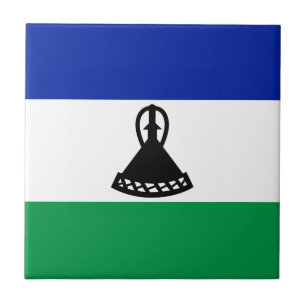 Flagge von Lesotho Fliese
