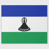 Flagge von Lesotho Geschenkpapier (Flach)