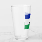 Flagge von Lesotho Glas (Rechts)