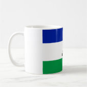 Flagge von Lesotho Kaffeetasse (Links)