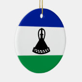 Flagge von Lesotho Keramik Ornament (Rechts)