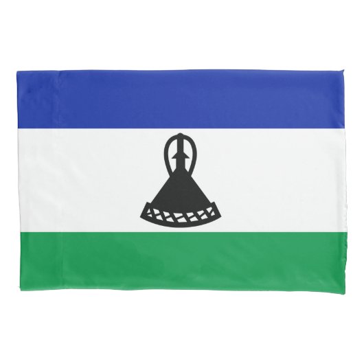 Flagge von Lesotho Kissenbezug (Vorderseite-Links)