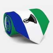 Flagge von Lesotho Krawatte (Gerollt)