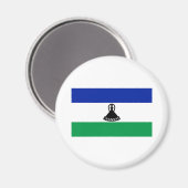 Flagge von Lesotho Magnet (Vorderseite/Rückseite)