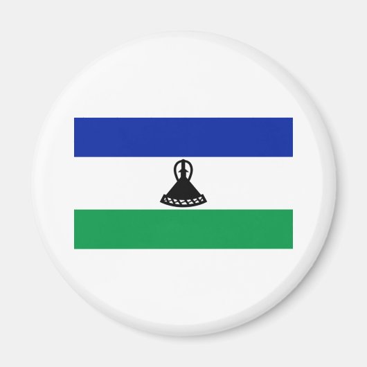Flagge von Lesotho Magnet (Vorne)
