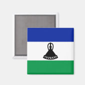 Flagge von Lesotho Magnet (Vorderseite/Rückseite)