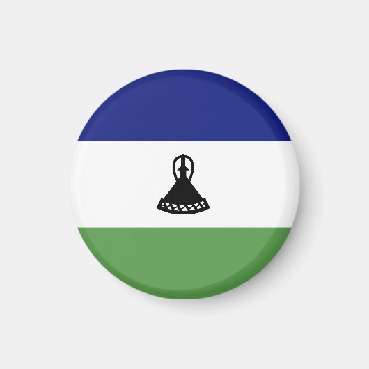 Flagge von Lesotho Magnet (Vorne)