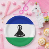 Flagge von Lesotho Pappteller (Party)