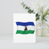 Flagge von Lesotho Postkarte (Stehend Vorderseite)