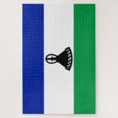 Flagge von Lesotho Puzzle (Vertikal)