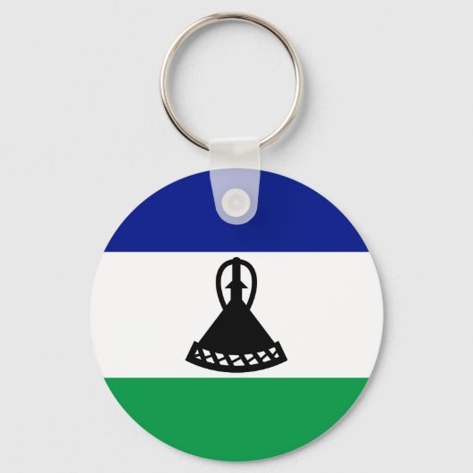 Flagge von Lesotho Schlüsselanhänger (Vorderseite)