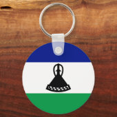 Flagge von Lesotho Schlüsselanhänger (Vorderseite)