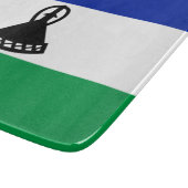 Flagge von Lesotho Schneidebrett (Ecke)