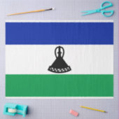 Flagge von Lesotho Seidenpapier (Basteln)