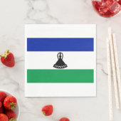 Flagge von Lesotho Serviette (Beispiel)