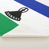 Flagge von Lesotho Sherpadecke (3/4)