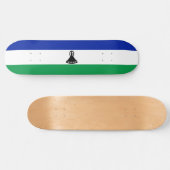 Flagge von Lesotho Skateboard (Horizontal)