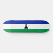 Flagge von Lesotho Skateboard (Horizontal)