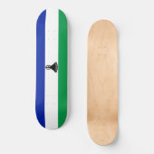 Flagge von Lesotho Skateboard (Vorderseite)