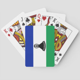 Flagge von Lesotho Spielkarten