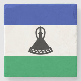Flagge von Lesotho Steinuntersetzer