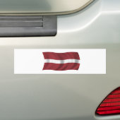 Flagge von Lettland Autoaufkleber (Auf Auto)
