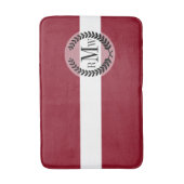 Flagge von Lettland Badematte (Vorderseite Vertikal)