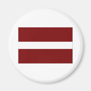 Flagge von Lettland Magnet
