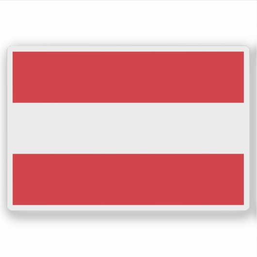 Flagge von Leuven, Belgien Aufkleber (Vorderseite)