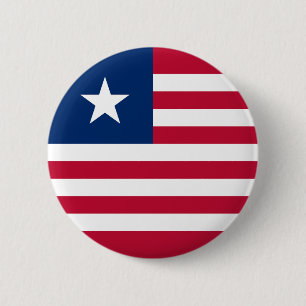 Flagge von Liberia Button