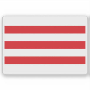 Flagge von Lier, Belgien Aufkleber