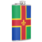 Flagge von Lincolnshire Flachmann (Rechts)