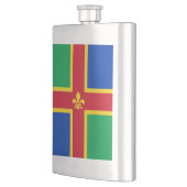 Flagge von Lincolnshire Flachmann (Links)