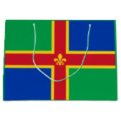 Flagge von Lincolnshire großes Geschenktüte (Vorderseite)