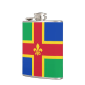 Flagge von Lincolnshire Hip Flask Flachmann (Links)