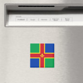 Flagge von Lincolnshire Magnet (In Situ (Geschirrspüler))
