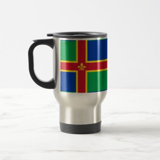 Flagge von Lincolnshire Reisebecher (Links)