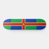 Flagge von Lincolnshire Skateboard (Horizontal)