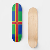 Flagge von Lincolnshire Skateboard (Vorderseite)