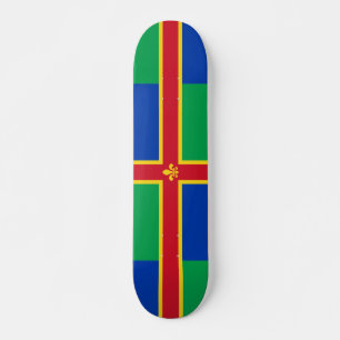 Flagge von Lincolnshire Skateboard