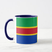 Flagge von Lincolnshire Tasse (Links)