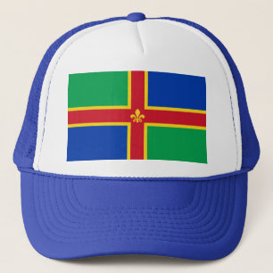 Flagge von Lincolnshire Trucker Hat Truckerkappe